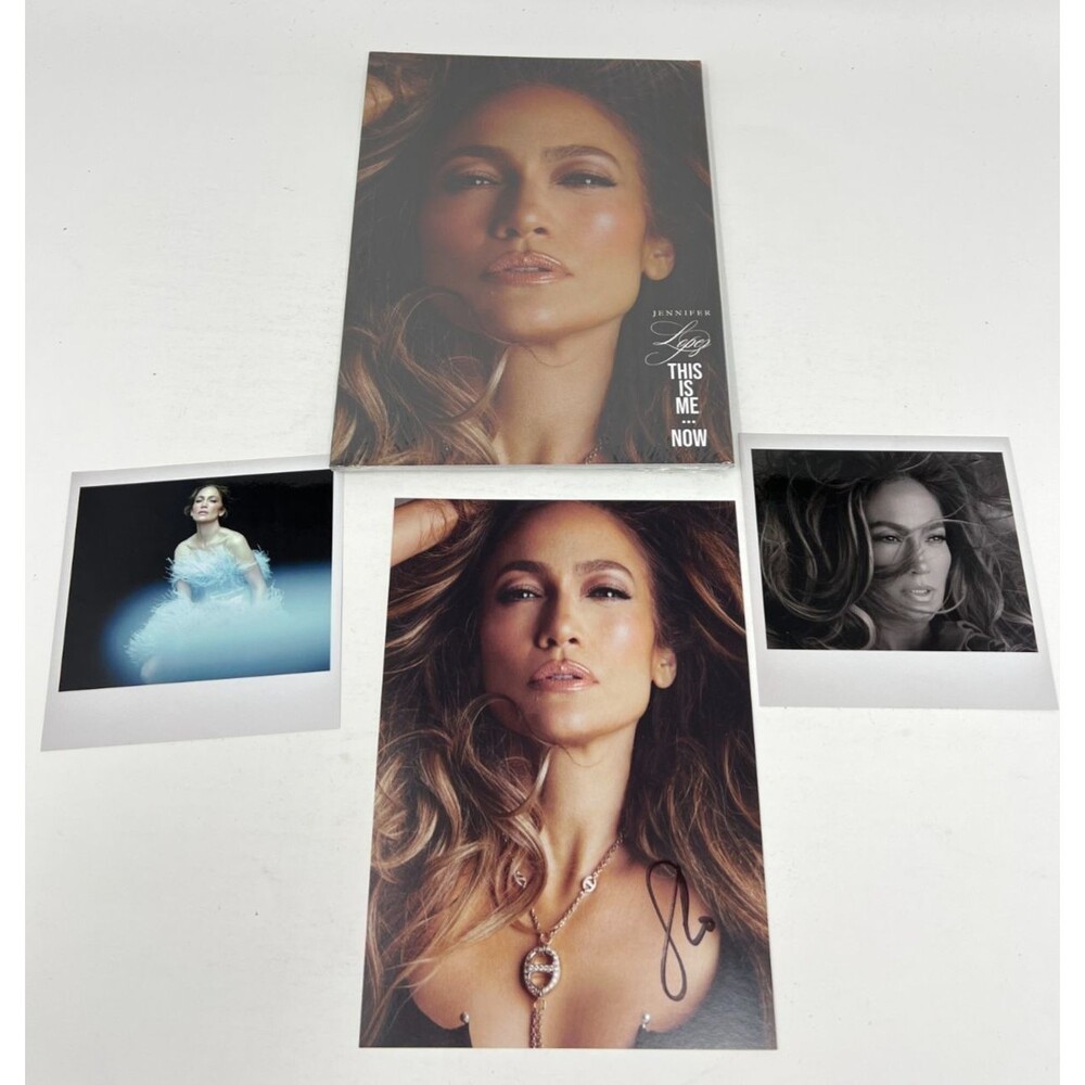 Jennifer Lopez This Is Me Now Deluxe CD with SIGNED AUTOGRAPH Print Photo